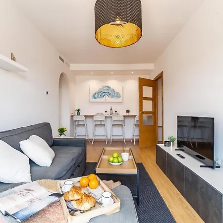 Modern Beach Apartment Valparaiso With Parking Malaga Exterior photo